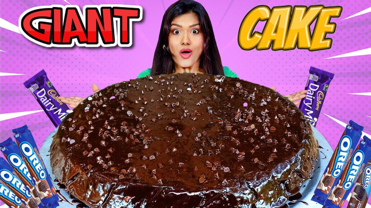 Я приготовила самый большой в мире шоколадный лавовый торт || Гигантский шоколадный торт с печень...