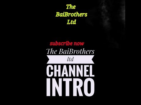 My channel intro