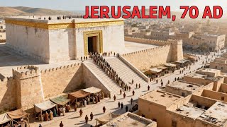 A NORMAL DAY IN JERUSALEM, 70 AD, BEFORE THE TEMPLE’S DESTRUCTION — AI RECONSTRUCTED
