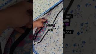 #TrainSleepSheet #TravelEssentials #HandmadeWithLove #StitchingWork #SewingIdeas #Travel