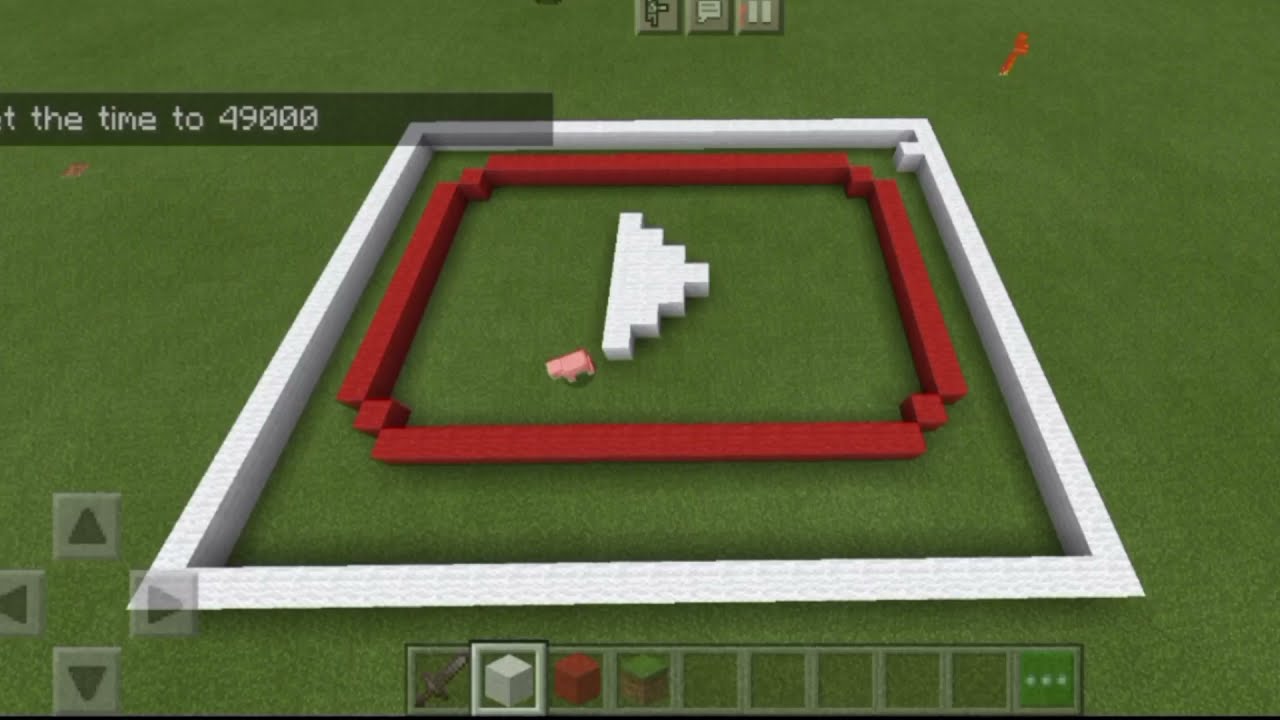 youtube play button minecraft - YouTube