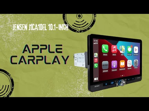 JENSEN J1CA10FL 10.1-inch Certified Apple CarPlay & Android Auto