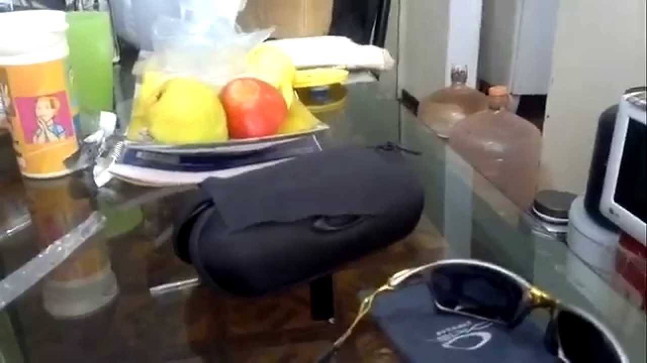 Oakley X-Squared polarizados color Ruthenium oro y azul