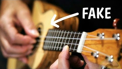 This Is How You Fake Ukulele Skills...