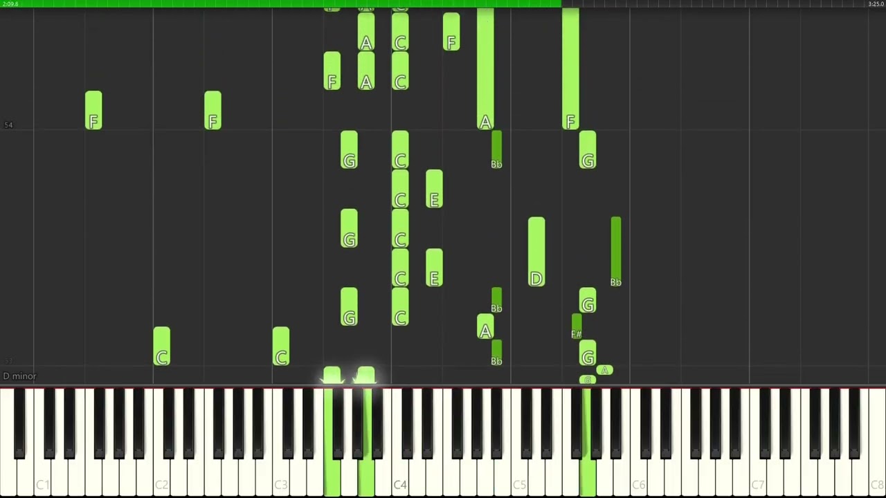 Schubert – Serenade (Ständchen) | Piano Synthesia Tutorial | Sheet Music