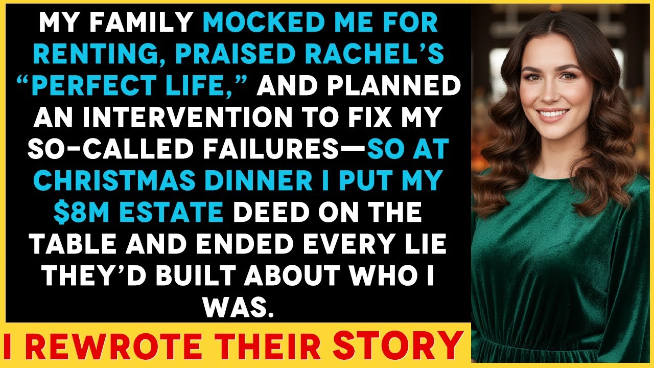 My Sister Mocked Me At Thanksgiving: 'Still Renting?' — I Said. Just Showed Them My $8M Estate Deed…