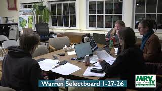Warren Selectboard 1-27-26