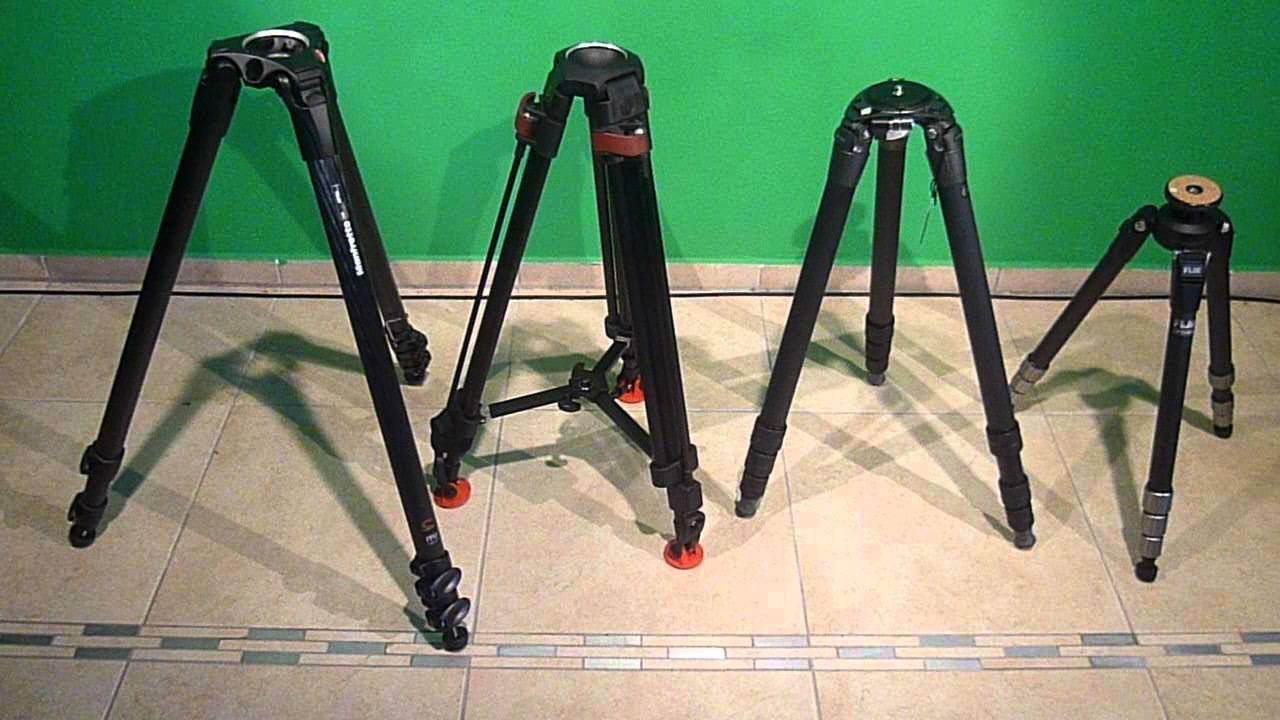 Stativ-Vergleich von Kohlefaser-Stativen von Manfrotto, Sachtler, Gitzo und FLM IBC 2012 ACE L