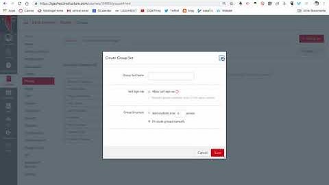 Canvas Group Assignments