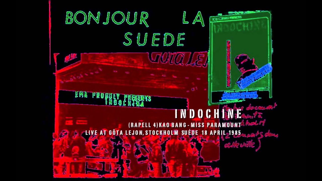 Kao Bang & Miss Paramount (Live at Göta Lejon, Stockholm Suéde 18 April 1985)