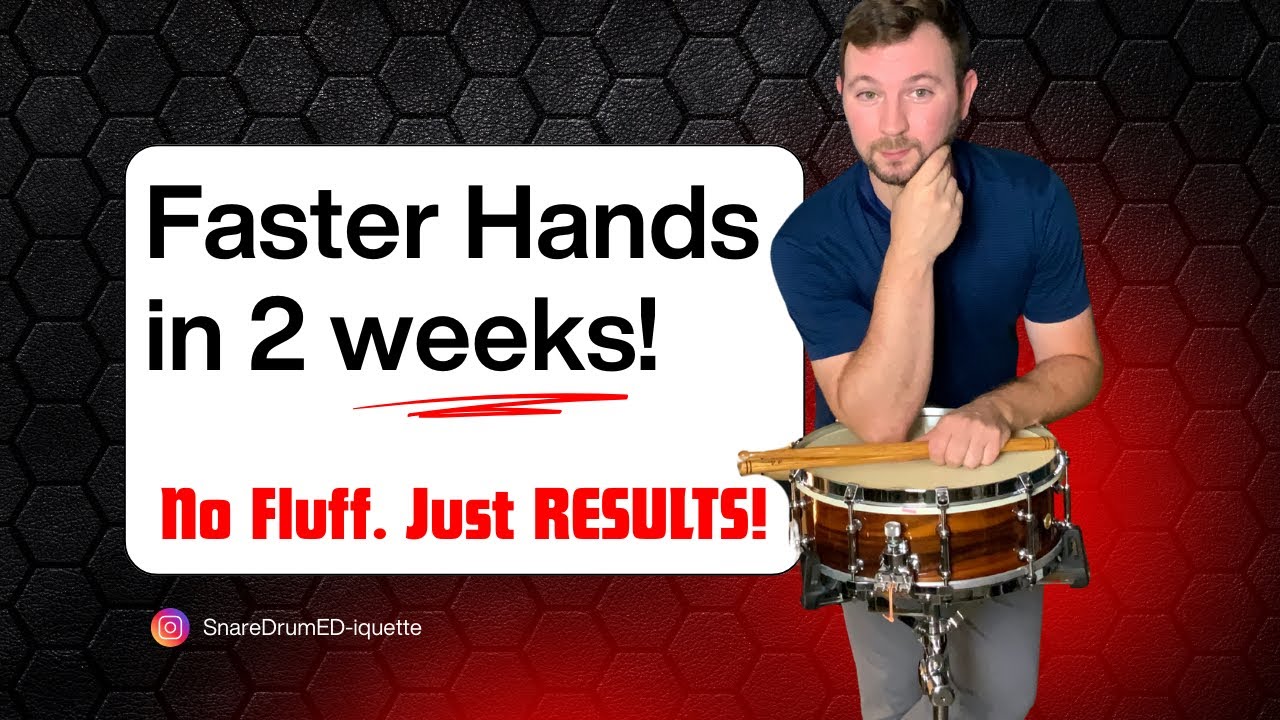 How To Build Hand Speed FAST! (PLAY ALONG)