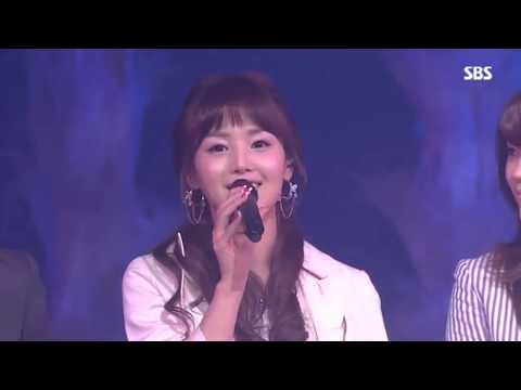 씨야(SeeYa) 인기가요 사랑의인사 1위 소감을 전하는 남규리양