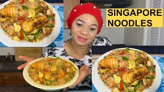 PERFECT SINGAPORE NOODLES~ BETTER THAN TAKE OUT