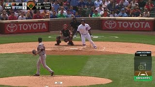 SF@CHC: Russell lifts a sac fly to center field