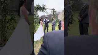 Nicholas marrying his first couple as a minister