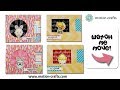 How to make an Animated Card | Animation Background Stamps and Die Cut | Motion Crafts | Part 1