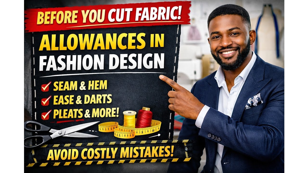 Перед раскройкой ткани! Изучите эти припуски в дизайне одежды. 