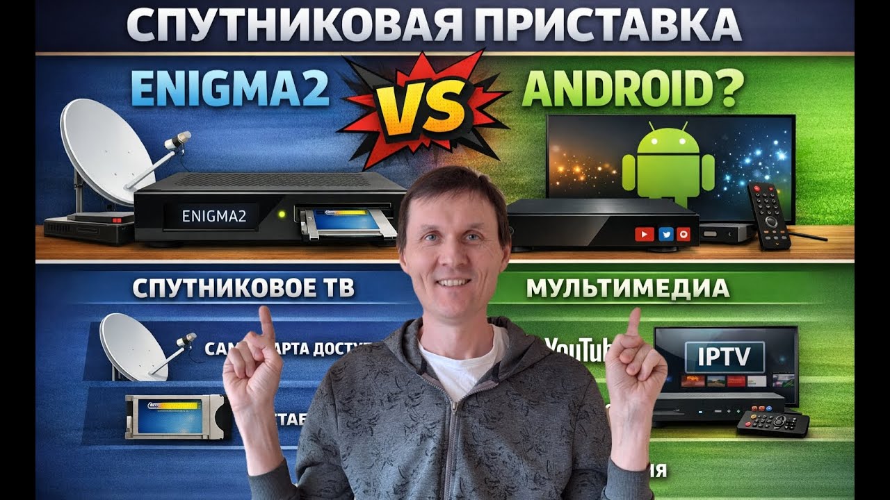 Спутниковый ресивер в 2026: Enigma 2 или Android? Что купить?