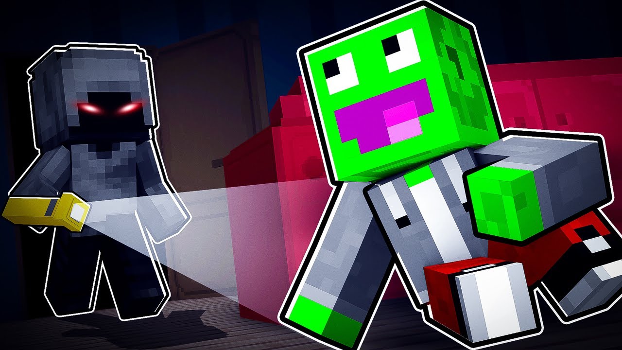 PRZEŚLADOWCA WŁAMAŁ SIĘ DO MOJEGO DOMU w Minecraft!