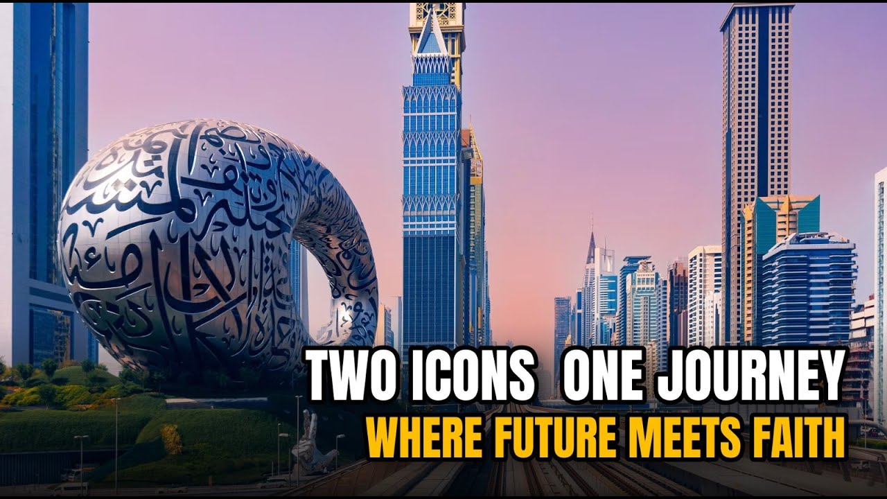 Two Icons, One Journey ✨ — Where Future Meets Faith 🕌🚀 | UAE Travel Vlog