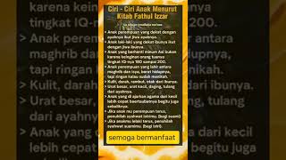 Download Lagu Ciri anak menurut kitab fathul izzar MP3