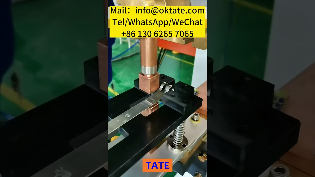 Double Head Medium Frequency Spot Welding Machine for Metal Strap Clamps Manufacturer Supplier Price