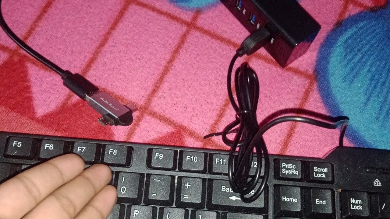 USBhub and Keybord aa gaya bhai