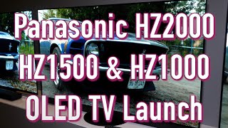 Panasonic HZ1500, HZ1000 and HZ2000 4K OLED TVs with Dolby Vision IQ, Dolby Atmos, Filmmaker Mode