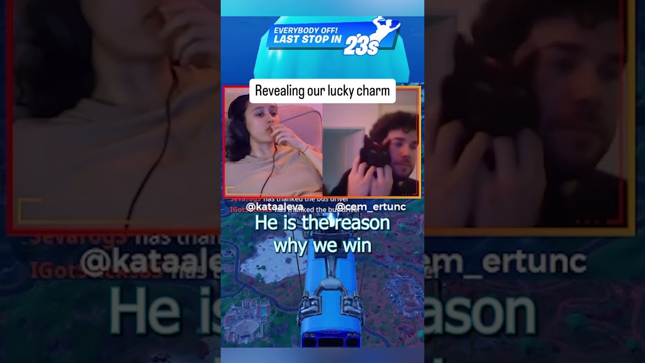 Revealing our lucky charm | #hurtandinsert on #Twitch  #fortnite #gaming