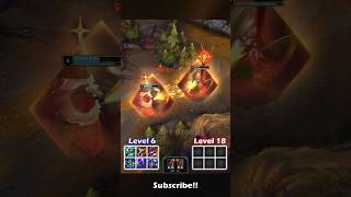 6 LvL FULL BUILD MEL vs 18 LvL NO BUILD MEL #leagueoflegends