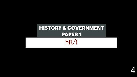 history paper 1 | 311/1 | kcse history paper 1 2023 | how to pass history paper 1
