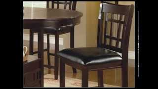 Coaster Counter Height Dining Table Extension Leaf Dark Cappuccino Finish