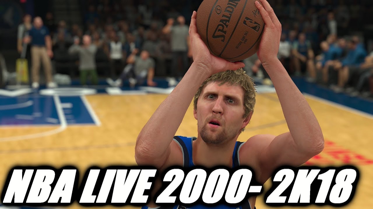 DIRK NOWITZKI THROUGH THE YEARS NBA LIVE 2000 - NBA 2K18