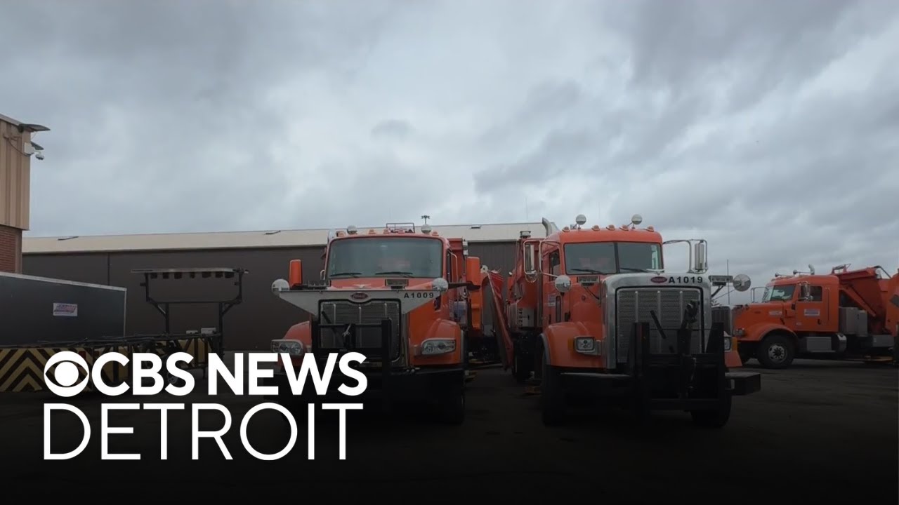 Metro Detroit road crews gear up for holiday travel - YouTube