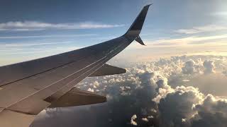 Airplane Window Above the Clouds ☁️ Peaceful Travel Ambience for Sleep, Study & Relaxation