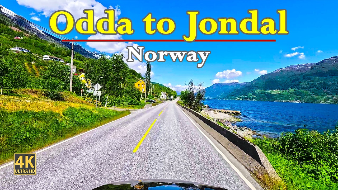 Odda To Jondal In Norway 🇳🇴 | Scenic Road Trip In Stunning 4K