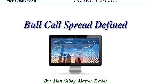 Bull Call Debit Spread Defined - MasterTrader.com Directional Trade