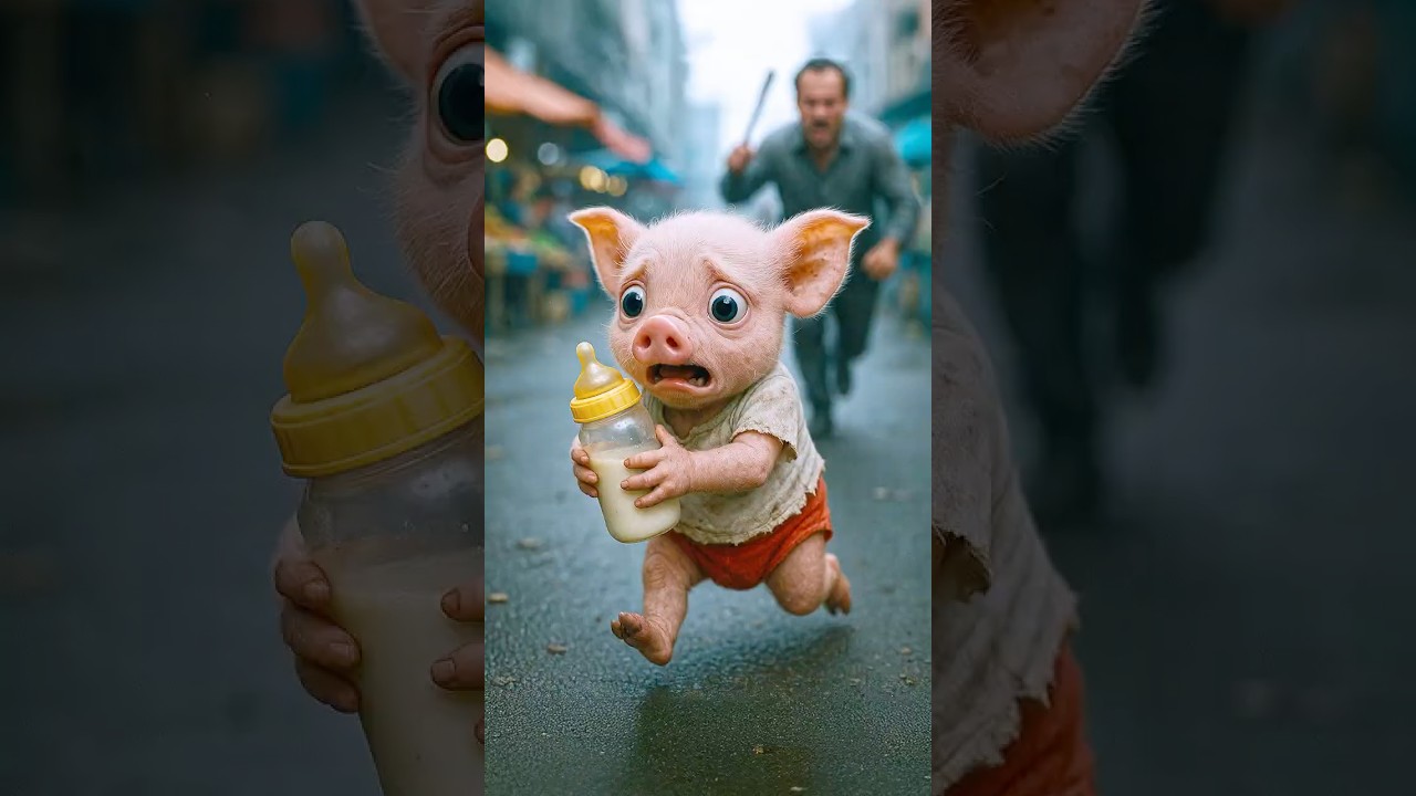 🥛 Milk, Tears & Courage: 🐷 A Piglet’s Fight to Live ❤️