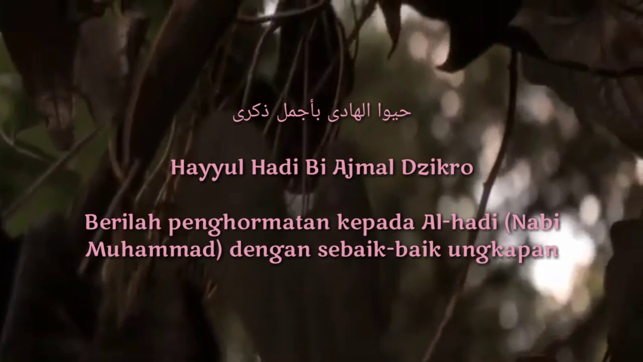 Lirik Hayyul Hadi Arab Dan Latin - Ratulangi