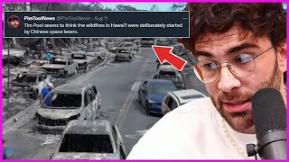 HasanAbi Reacts to Maui Wildfires | Conspiracy Theories Go Viral Amid Devastating Fires
