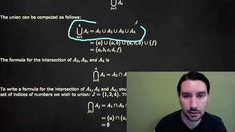 Extra Examples of Index Sets