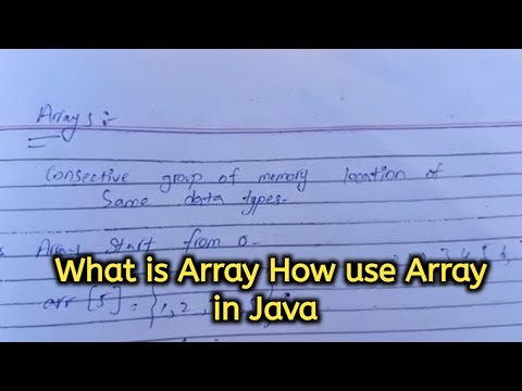 What is Array || How we Use Array in Programing - YouTube