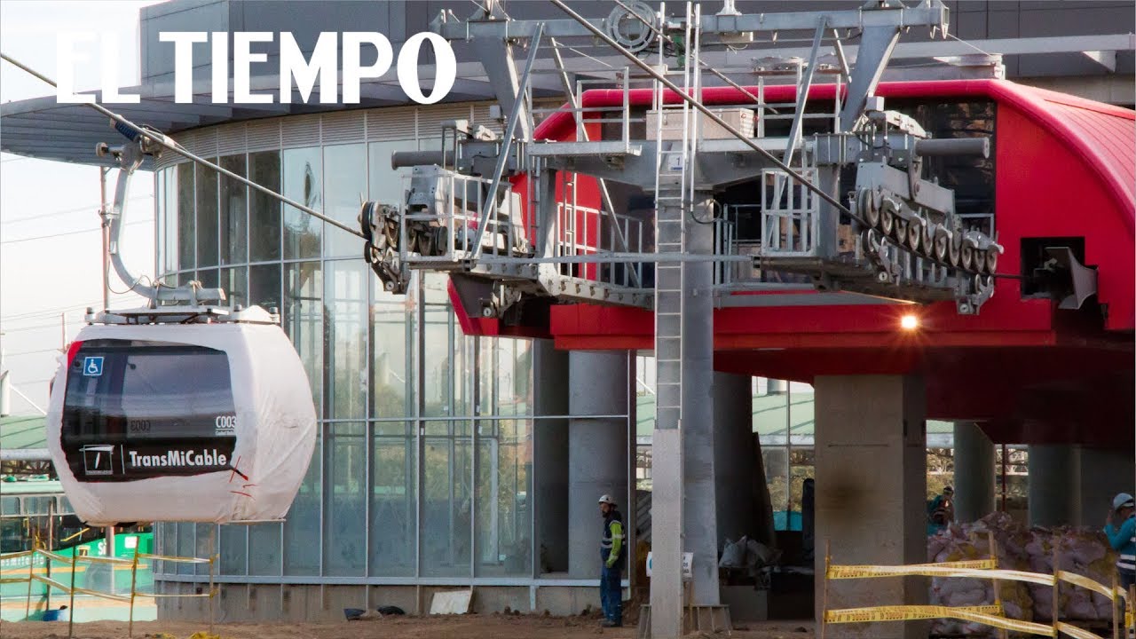 Prueba de las cabinas en el TransMiCable de Ciudad Bolívar | EL TIEMPO