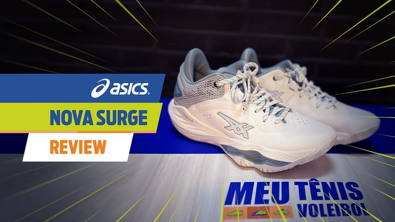 Asics Nova Surge - Review - Meu Tênis Voleibol - YouTube