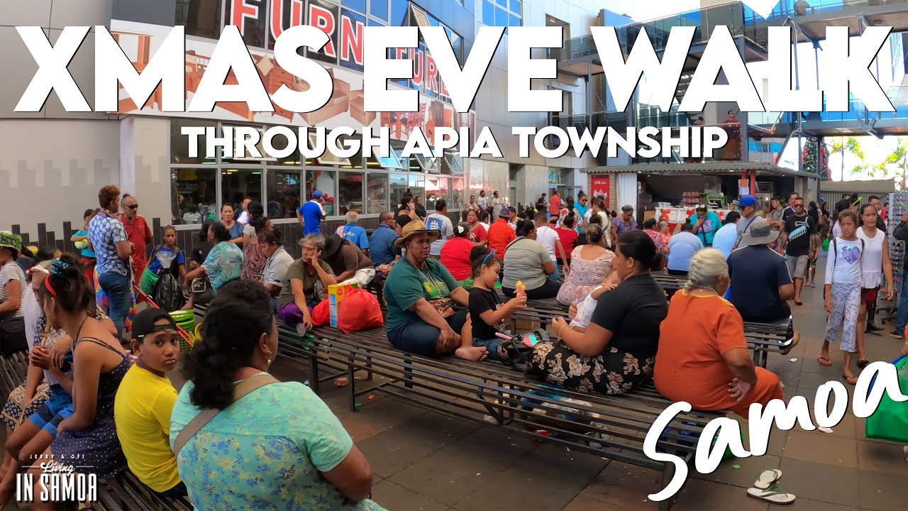 Xmas Eve shopping in Samoa 2021