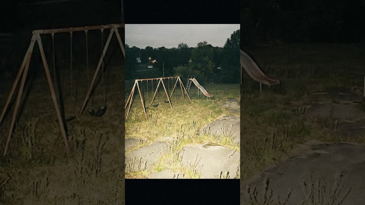Never walk past the playground at night #horror #scary #1millionviews