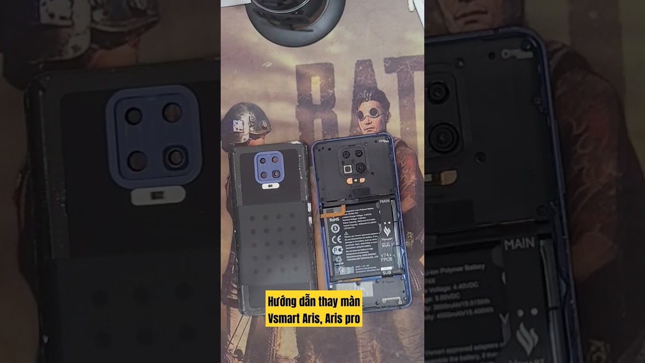 Hướng dẫn thay màn vsmart Aris, Aris pro full trong kênh 