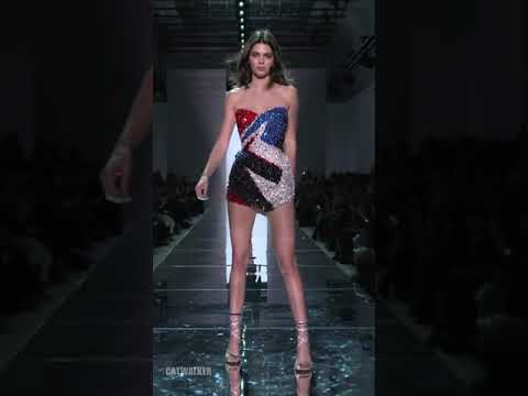 Kendall Jenner walks for Alexandre Vauthier