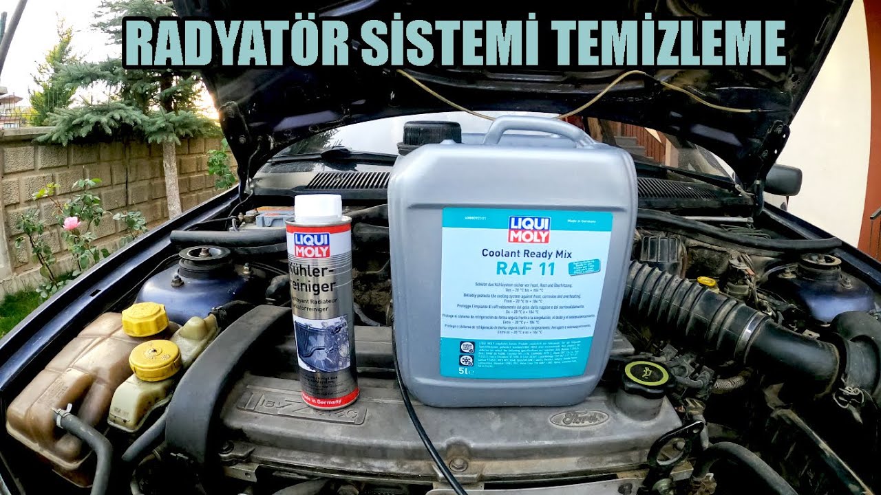 LİQUİ MOLY SOĞUTMA SİSTEMİ TEMİZLEME YENİ ANTİFİRİZ FORD ESCORD KIŞA HAZIRLIK