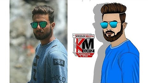 New cartoon image editing in mobile like photoshop||Victor art||Picsart editing tutorial||